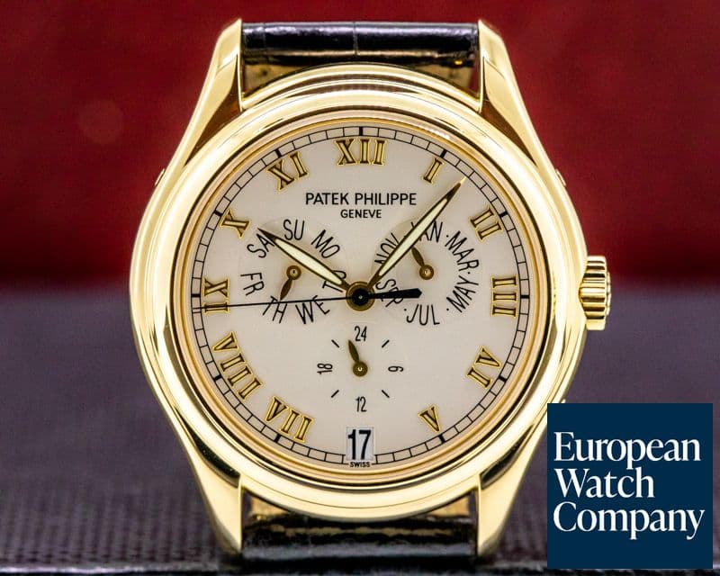 Image of Patek Philippe 5035J-001 Annual Calendar Ivory Dial Yellow Gold 


