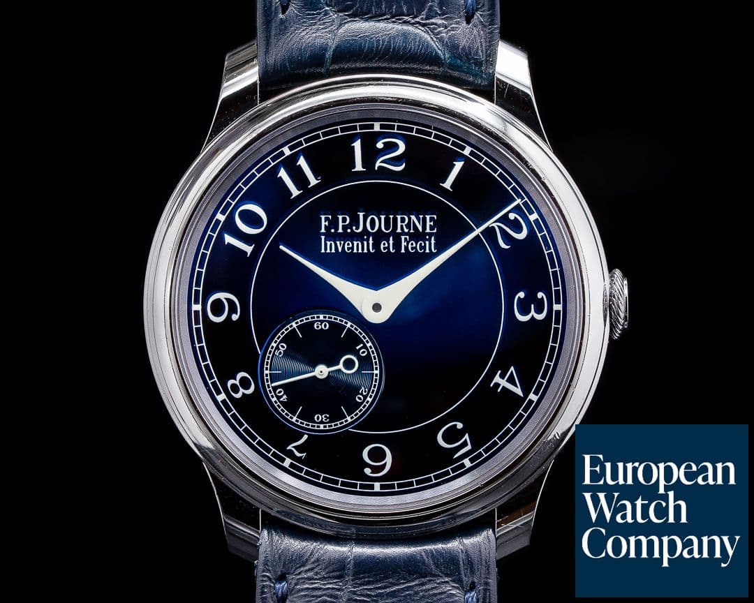 Image of F. P. Journe Chronometre Bleu Tantalum Blue Dial 