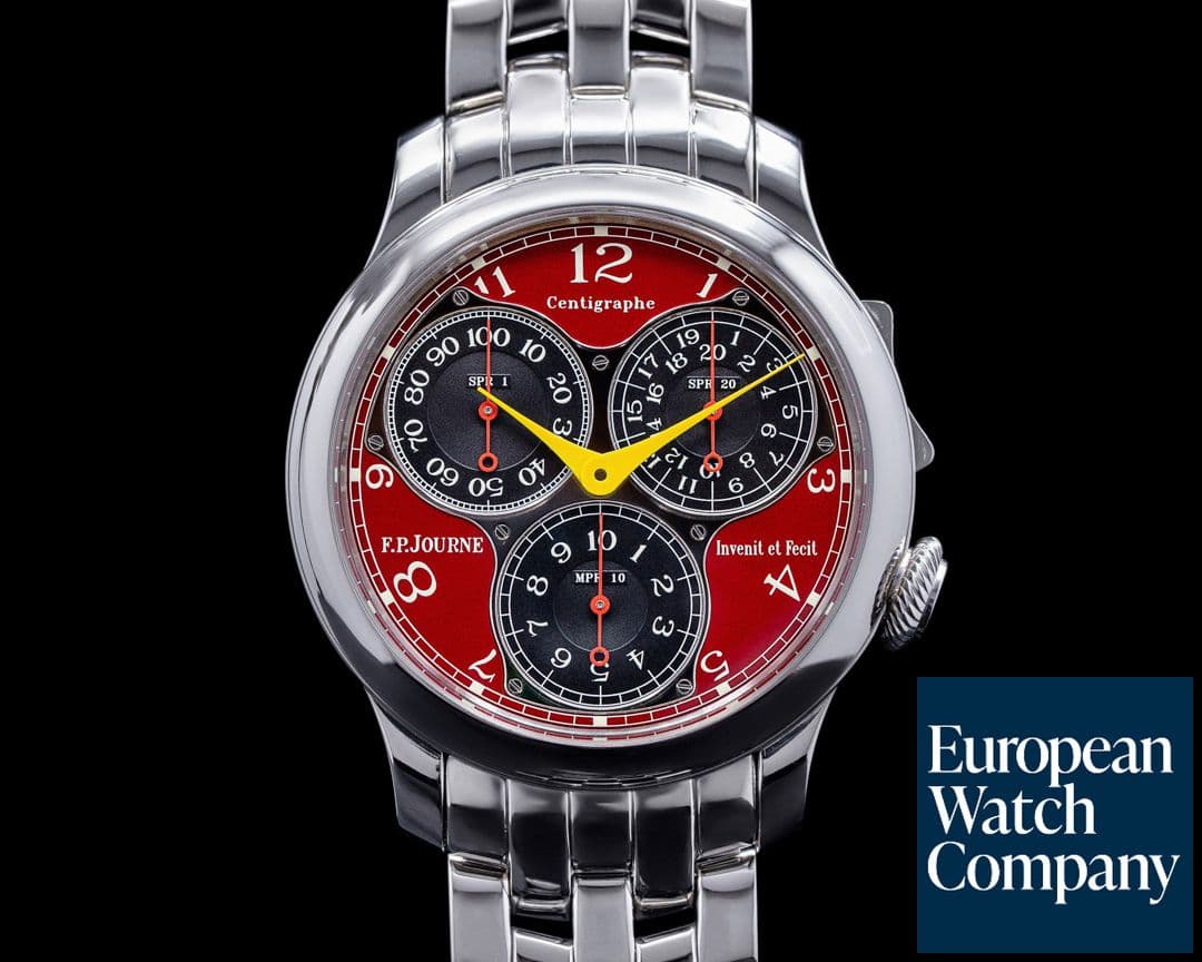 Image of F. P. Journe Centigraphe Souverain "Ferrari" Platinum / Platinum Bracelet