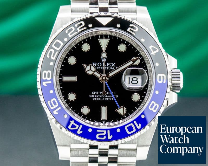 Image of Rolex GMT Master II 126710 Ceramic "Batman" SS / Jubilee 
