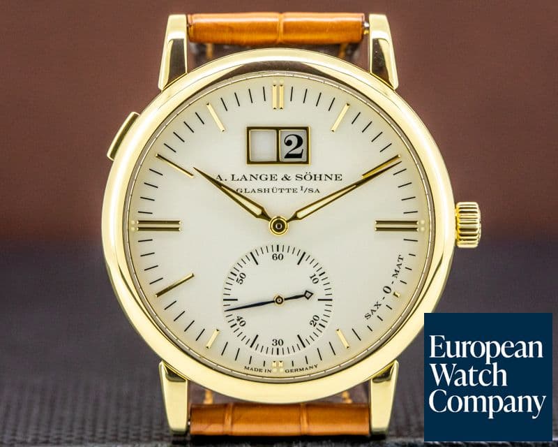 Image of A. Lange and Sohne Langematik Big Date 18K Yellow Gold / Deployment Buckle