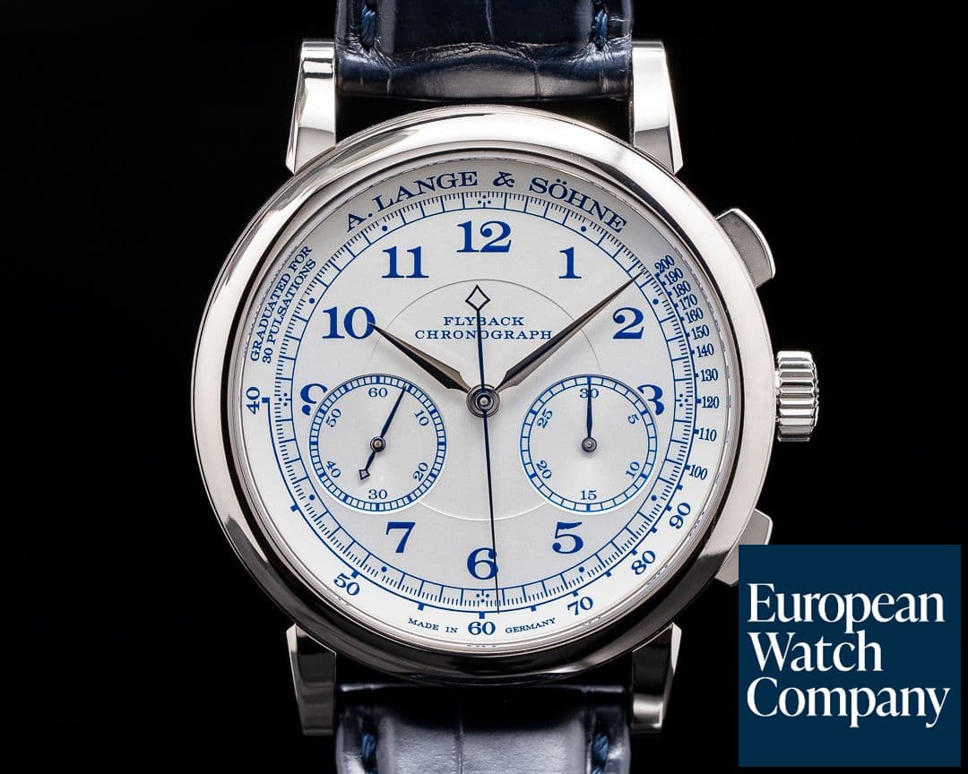 Image of A. Lange and Sohne 1815 Chronograph 414.026 18K White Gold BOUTIQUE EDITION 