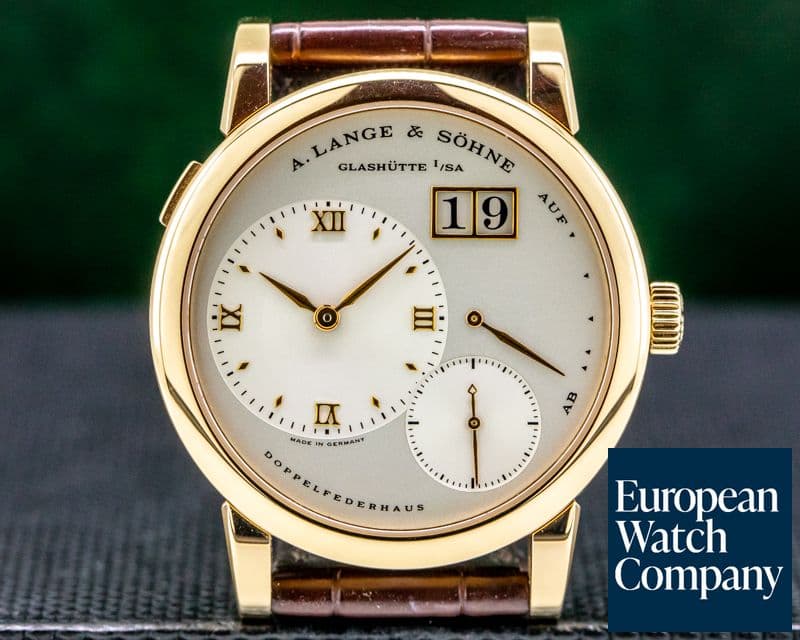 Image of A. Lange & Söhne Lange 1 101.032 18K Rose Gold Silver Dial