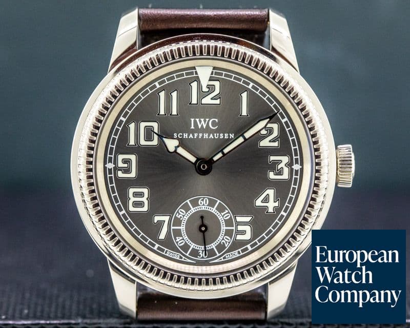 Image of IWC Vintage Collection Pilot Watch 18K White Gold