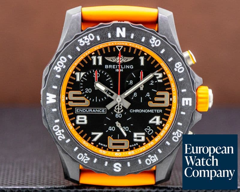 Image of Breitling Endurance Pro Chronograph Orange Strap 2020 