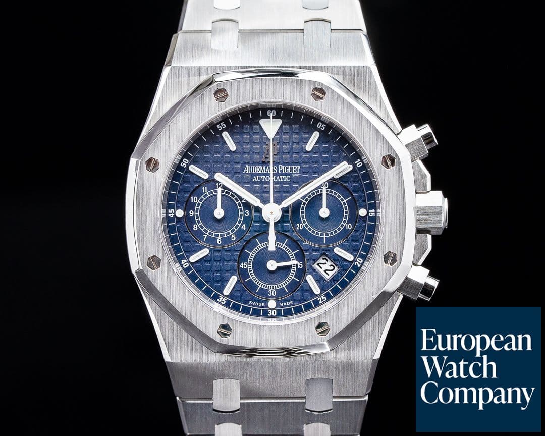 Image of Audemars Piguet Royal Oak 26300ST Chronograph SS Blue Dial SHARP