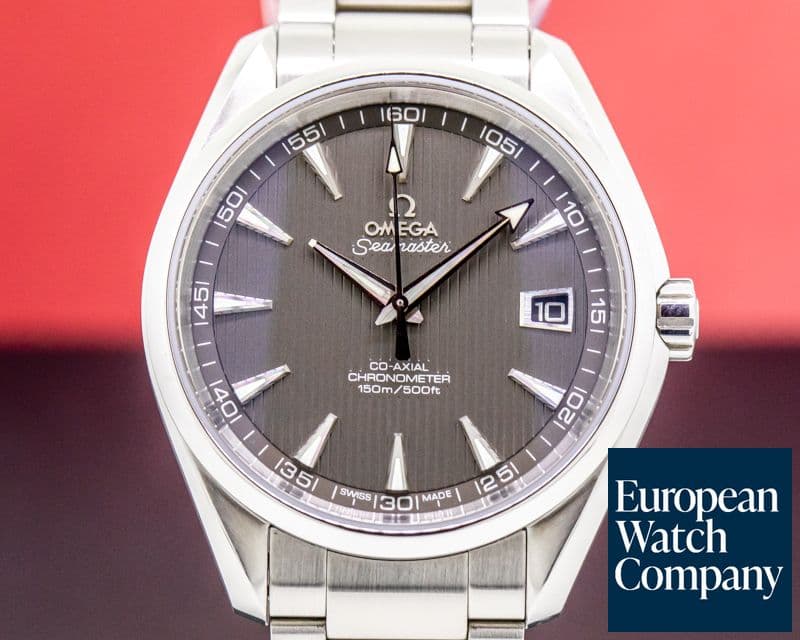 Image of Omega Aqua Terra Co-Axial Chronometer Grey Dial SS/SS 