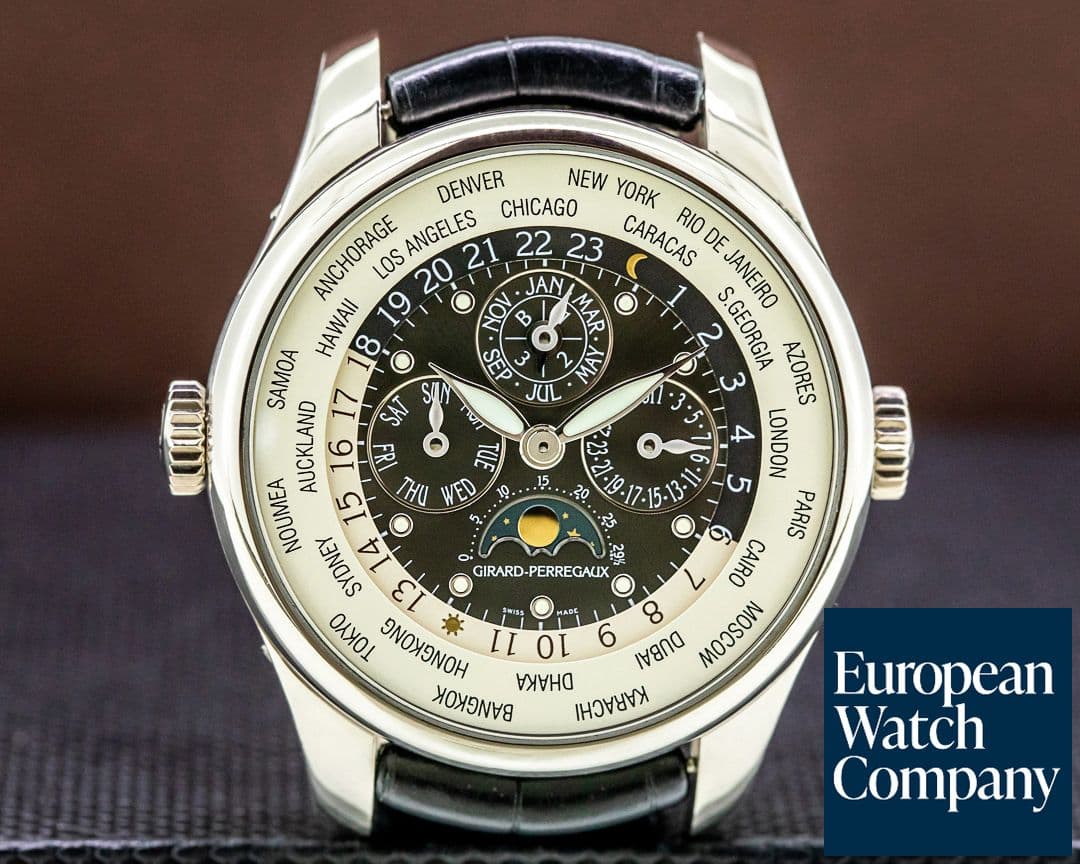 Image of Girard Perregaux WW.TC Perpetual Calendar
18K White Gold RARE