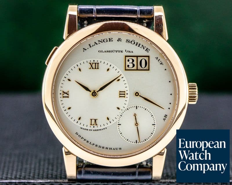 Image of A. Lange and Sohne Lange 1 101.032 18K Rose Gold Silver Dial