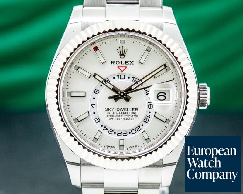 Image of Rolex Sky Dweller 326934 Steel White Dial SS UNWORN 2020