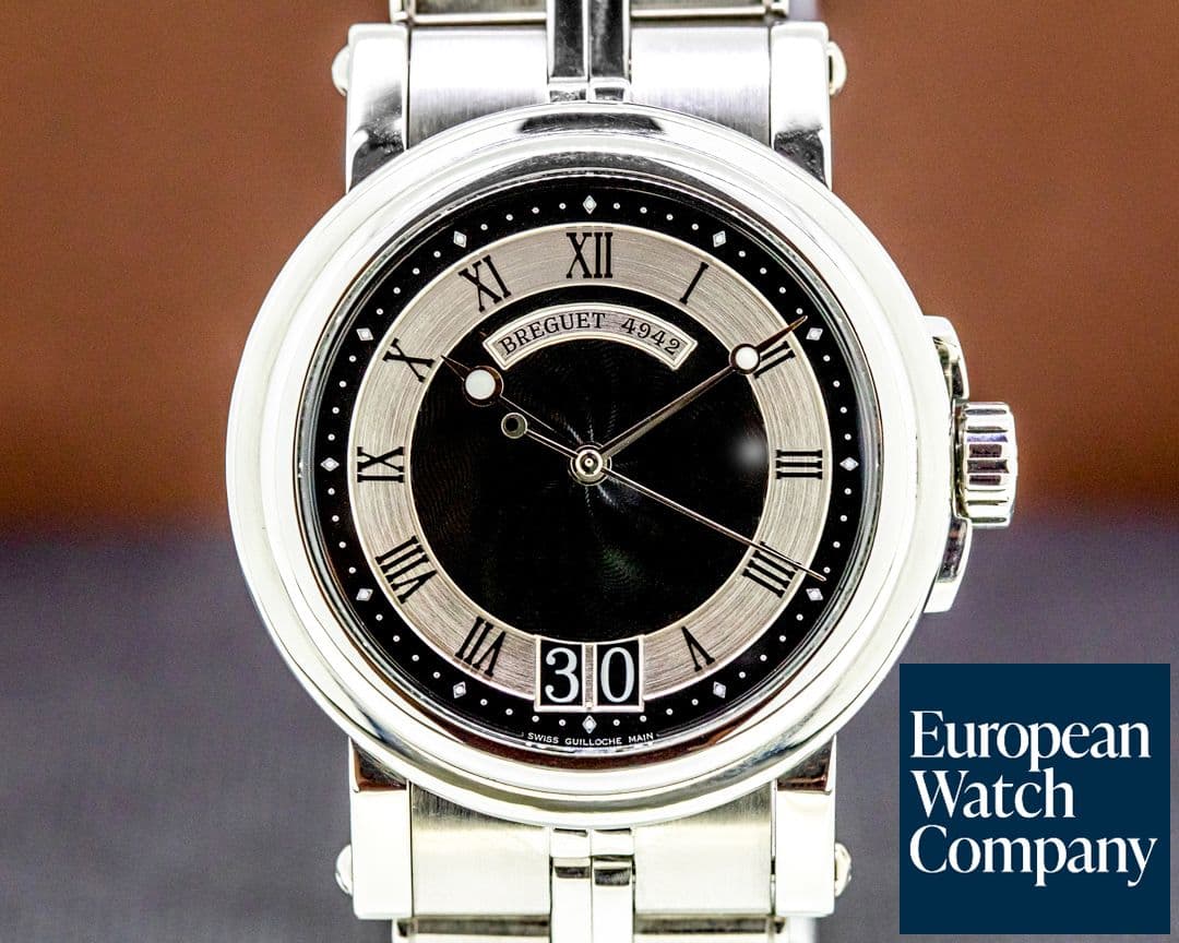 Image of Breguet Marine 5817ST Automatic Big Date SS Black Dial
