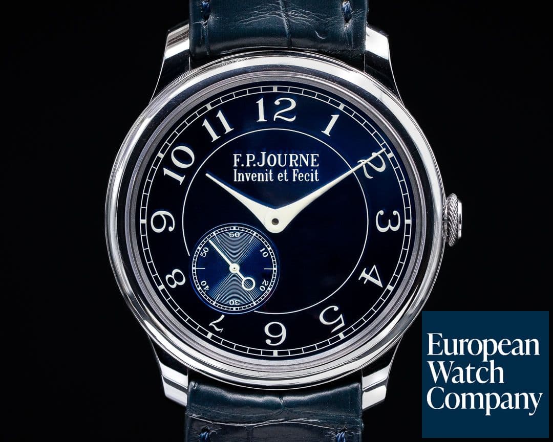 Image of F. P. Journe Chronometre Bleu Tantalum Blue Dial UNWORN