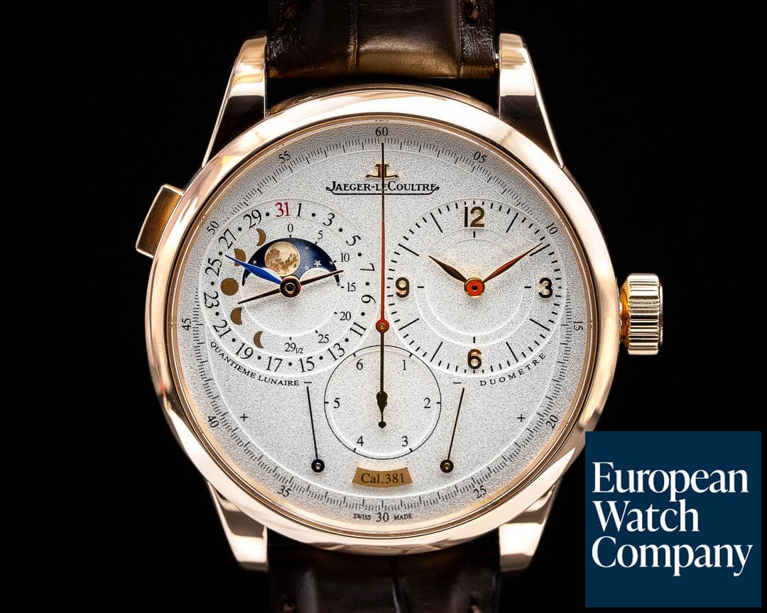 Image of Jaeger LeCoultre Duometre a Quantieme Lunaire Rose Gold 2019