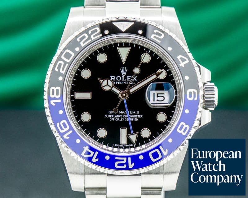 Image of Rolex GMT Master II 116710  Ceramic Black & Blue "Batman" SS 