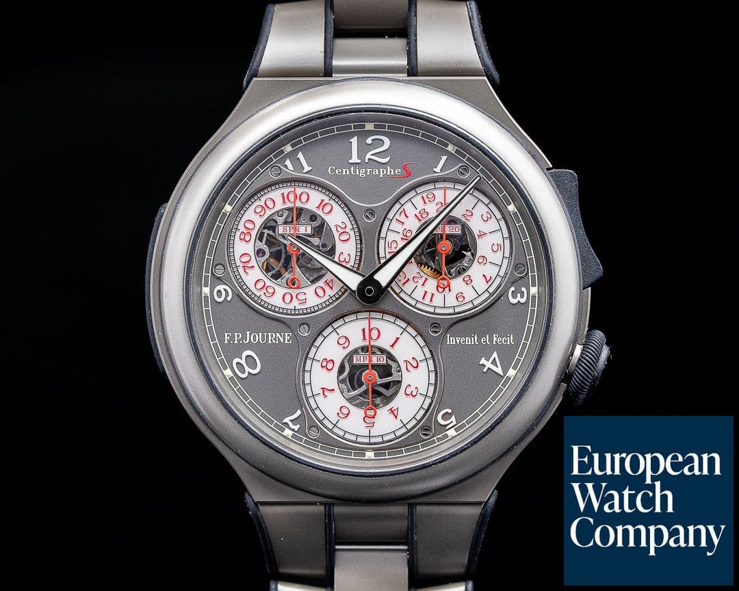 Image of F. P. Journe Centigraphe Souverain Titanium / Bracelet FULL SET 