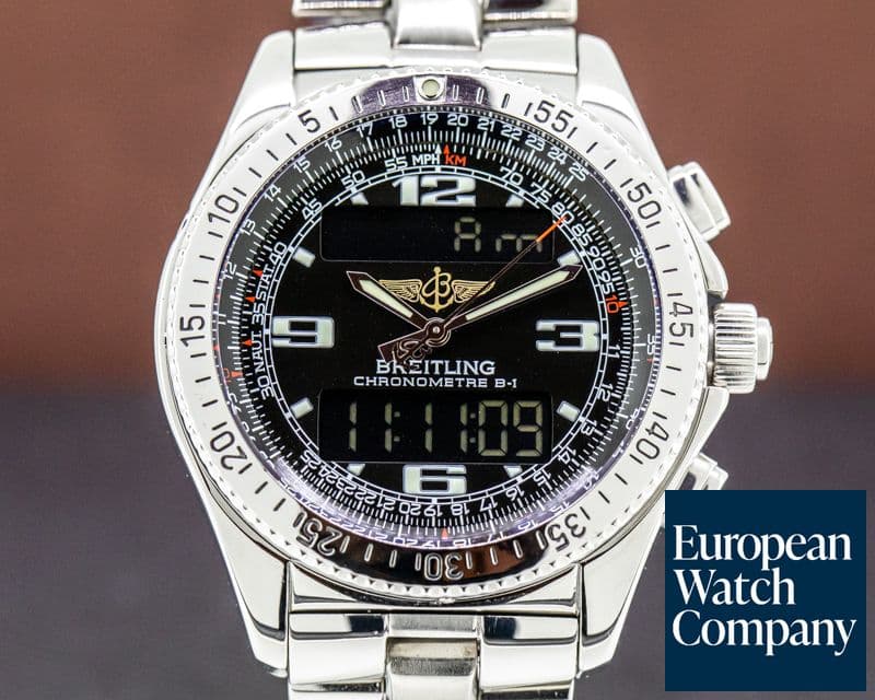 Image of Breitling B1 Black Dial SS / Bracelet 