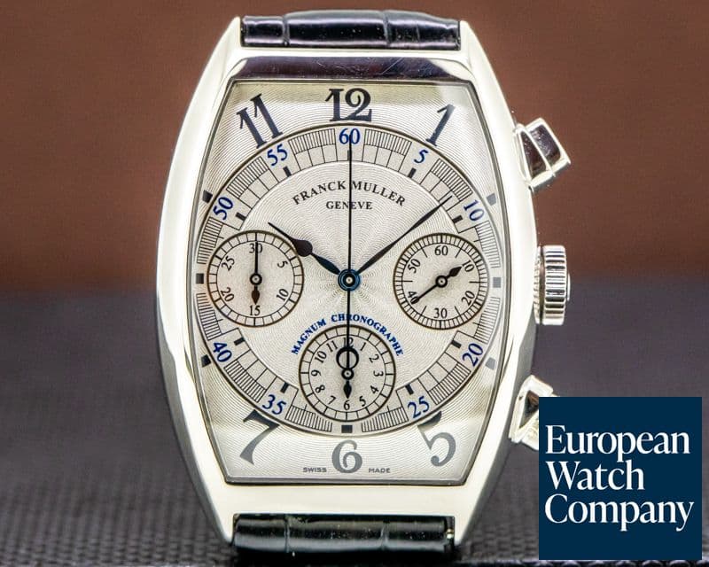 Image of Franck Muller Magnum Chronographe 6850 CC 18K White Gold