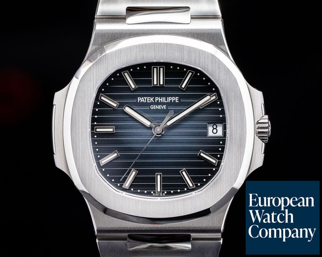 Image of Patek Philippe Jumbo Nautilus 5711/1A Blue Dial SS UNWORN