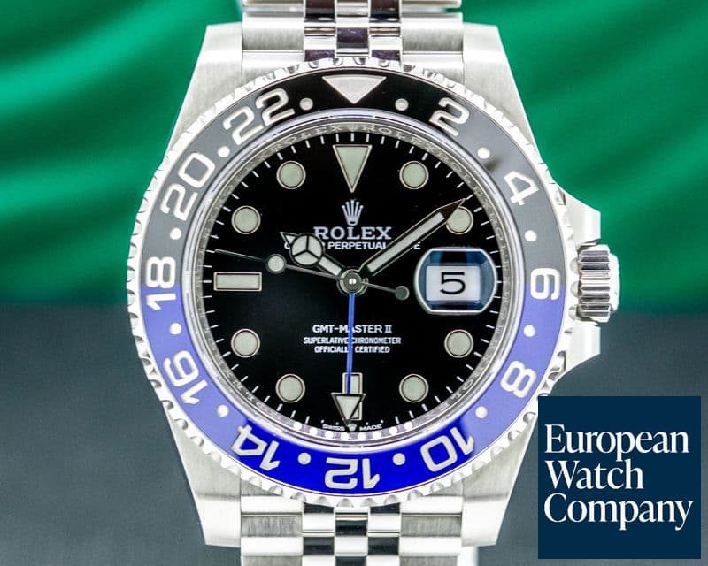 Image of Rolex GMT Master II 126710 Ceramic "Batman" SS / Jubilee 