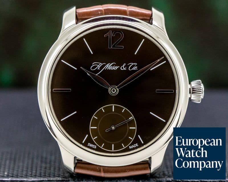 Image of H. Moser & Cie MAYU 18K White Gold Brown Fume Dial