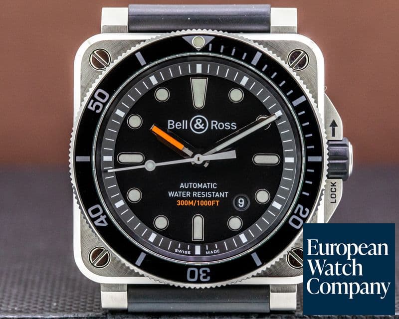 Image of Bell & Ross BR 03-92 Diver Black Dial Automatic 42mm Stainless