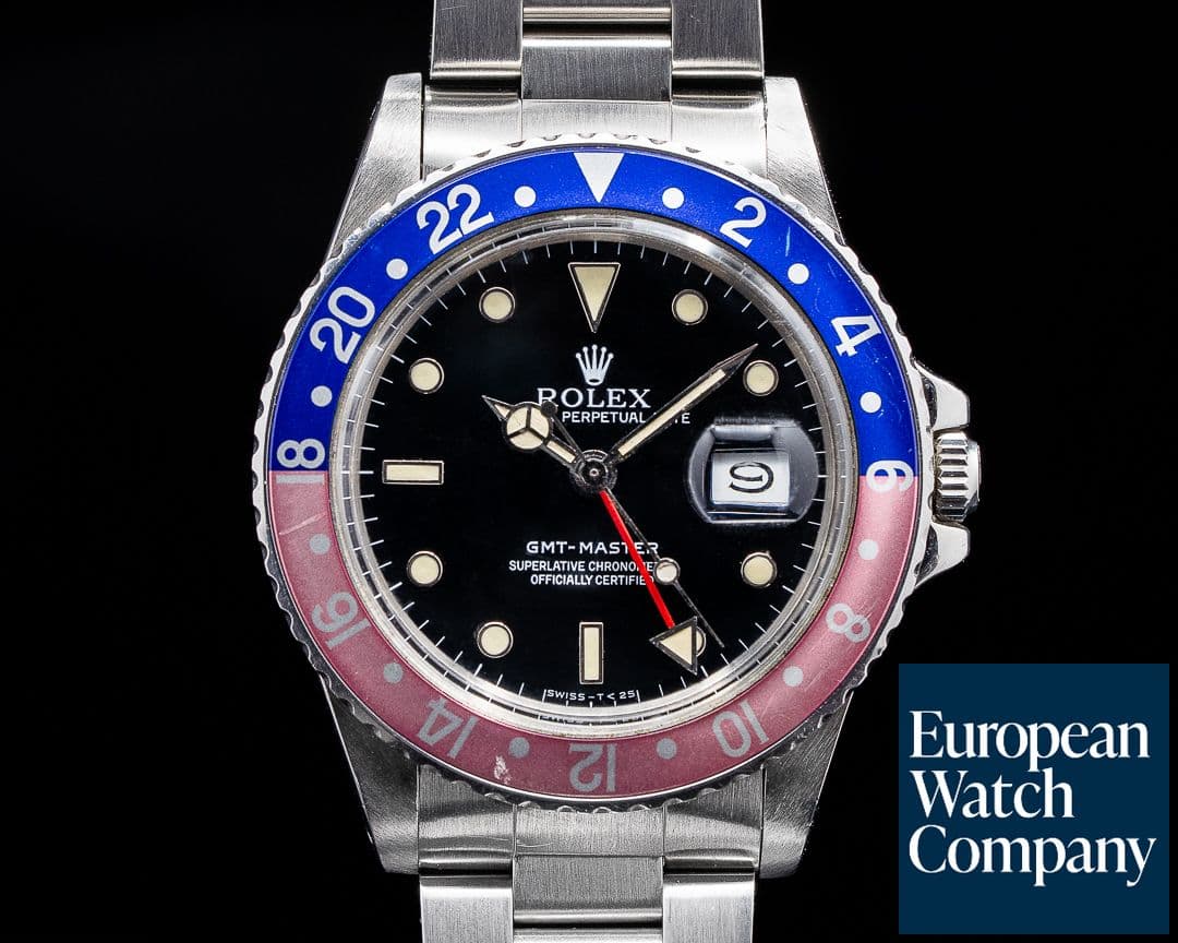 Image of Rolex GMT Master Blue / Red "Pepsi Bezel" Transitional NICE