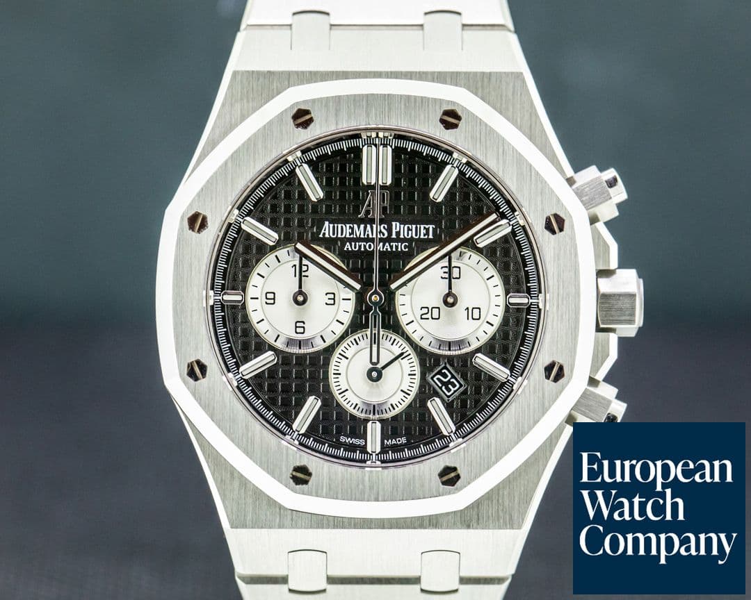 Image of Audemars Piguet Royal Oak 26331ST  Chronograph Black Dial SS 41MM 2019 FULL SET