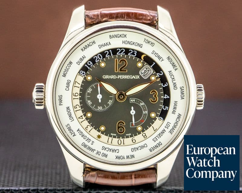 Image of Girard Perregaux World Time WW.TC Power Reserve 18K White Gold