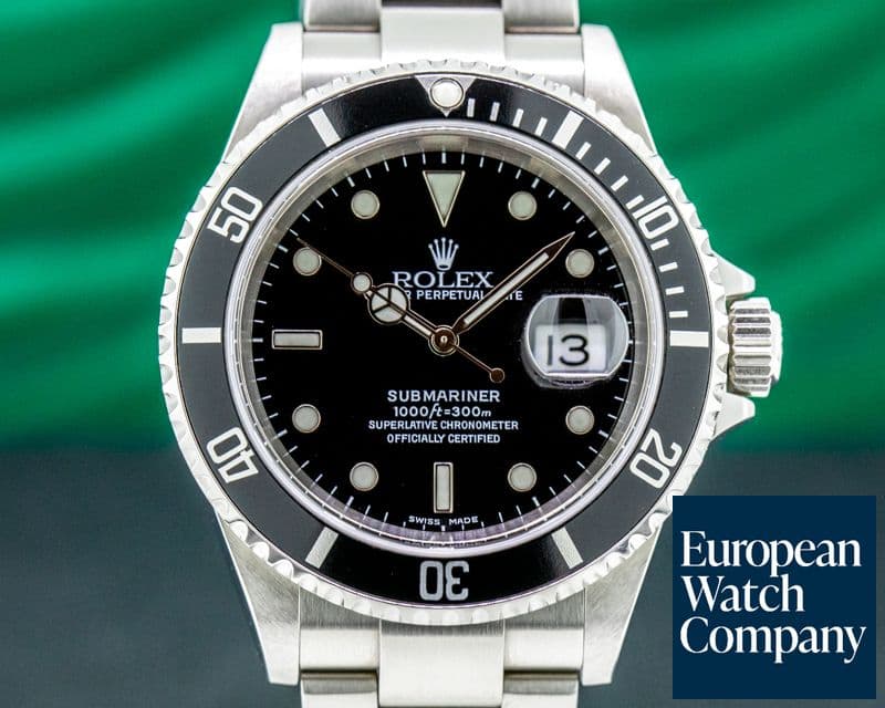 Image of Rolex Submariner 16610 Date SS SHARP