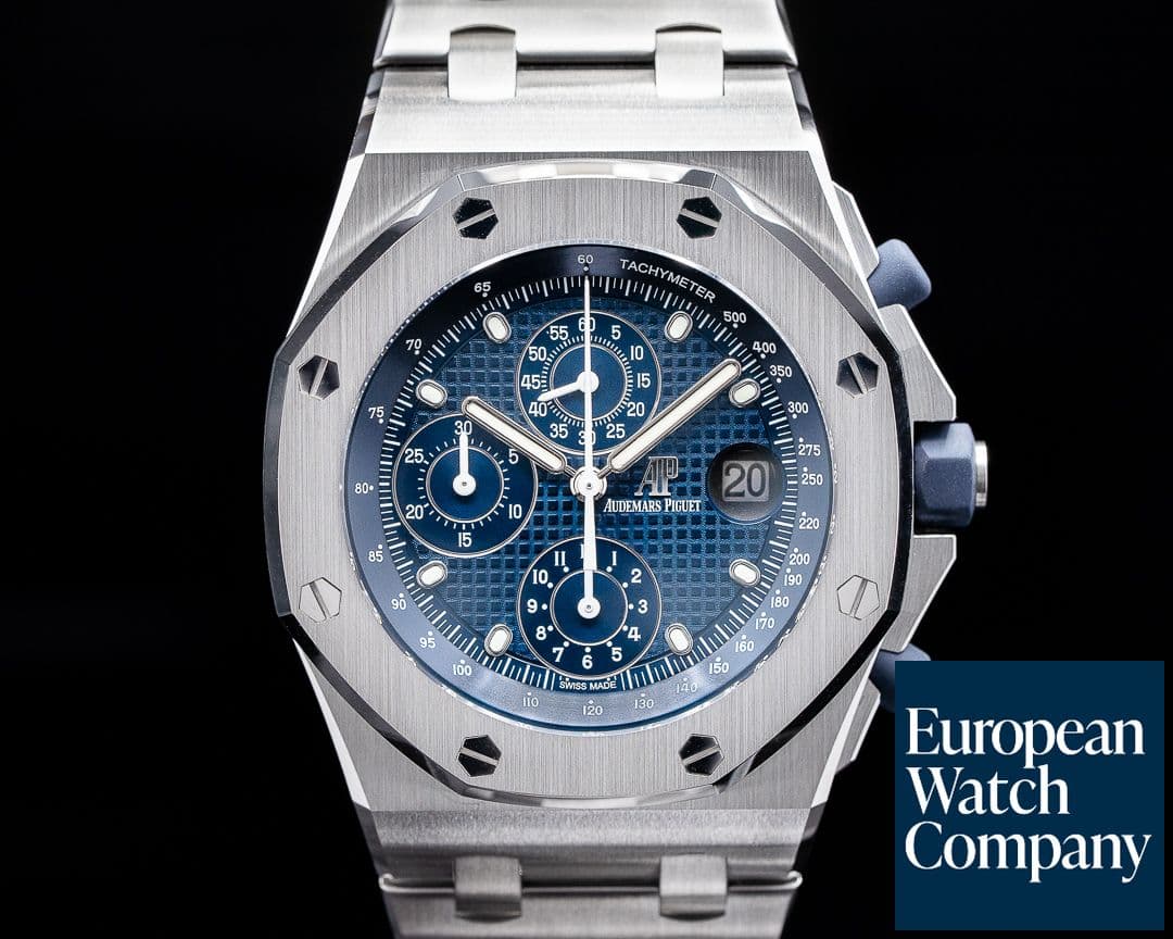Image of Audemars Piguet Royal Oak 26237ST Offshore Blue Dial Re-Edition UNWORN