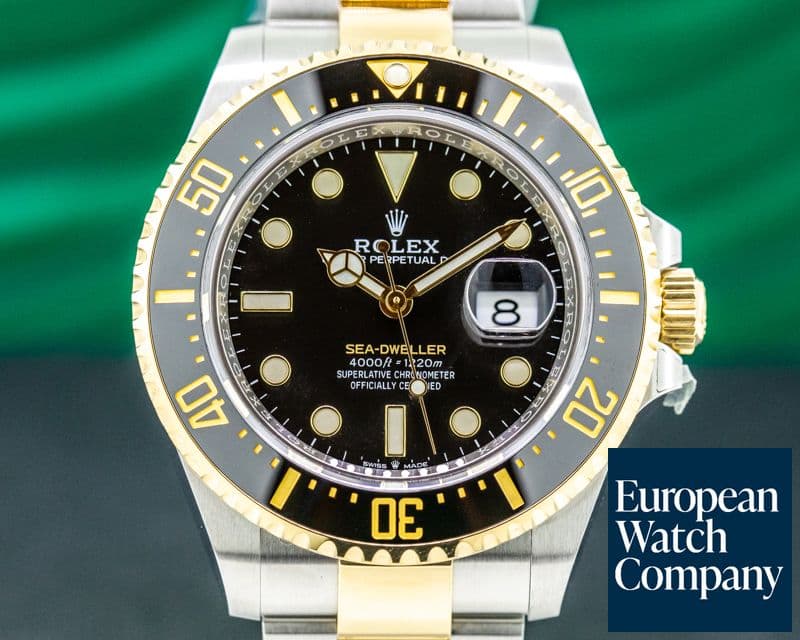 Image of Rolex Sea Dweller "Two-Tone" SS/18k Yellow Gold 