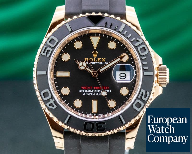 Image of Rolex Yacht Master 126655 18K Rose Gold / Rubber 2020
