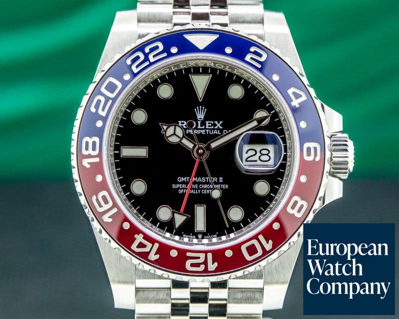 Image of Rolex GMT Master II  126710BLRO Ceramic "Pepsi" SS / Jubilee 