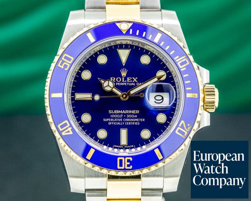 Image of Rolex Submariner Ceramic Blue Dial 18K / SS 2020