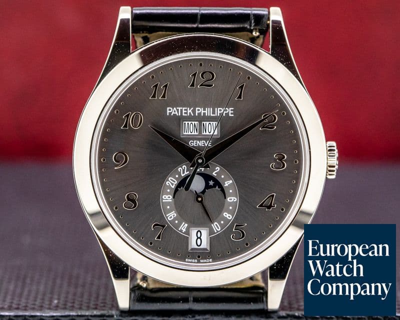 Image of Patek Philippe Annual Calendar Anthracite Dial 18K White Gold 2020 UNWORN