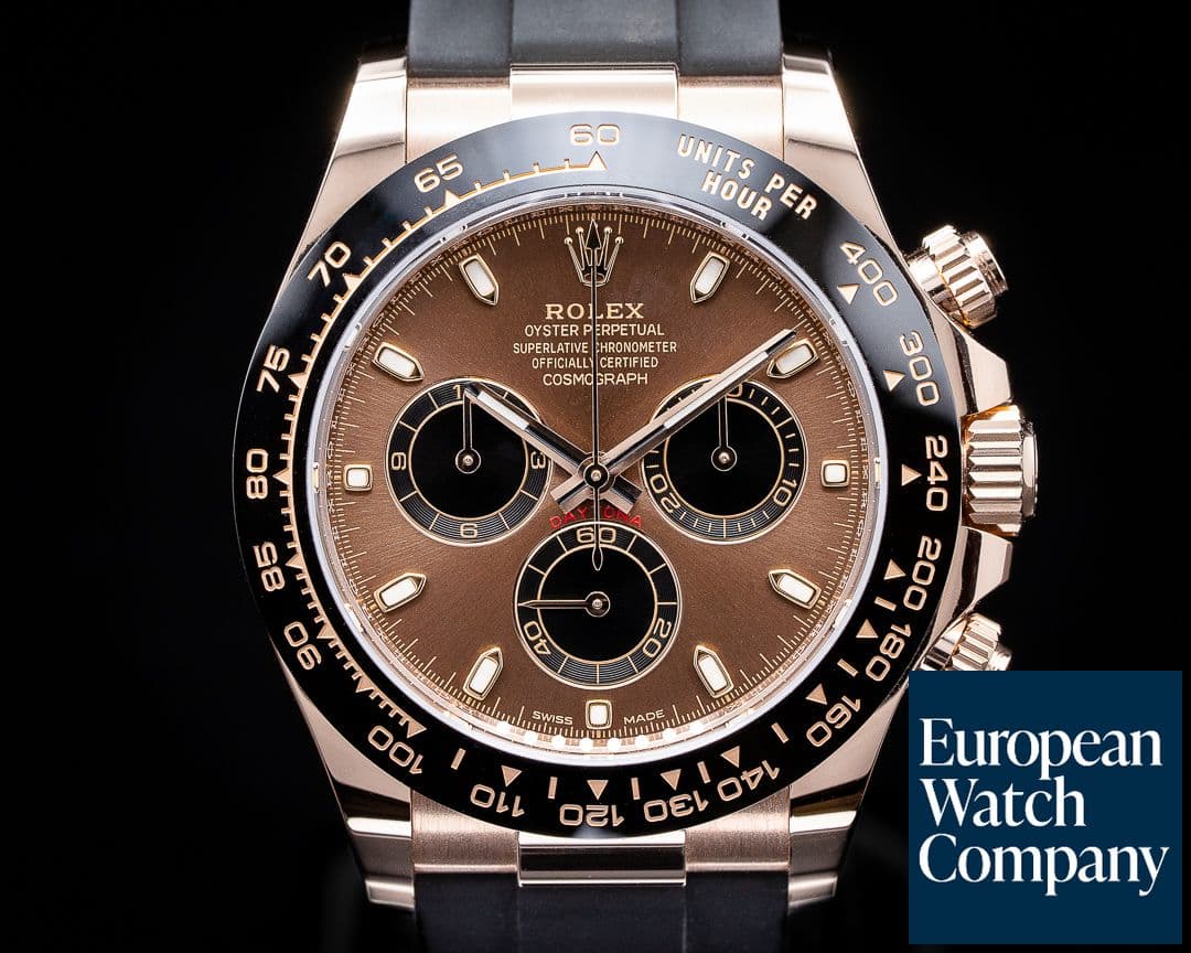 Image of Rolex Cosmograph Daytona 116515LN 18K RG Oysterflex CHOCOLATE 2020