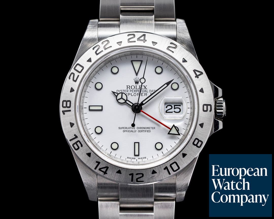 Image of Rolex Explorer II 16570 White Dial 