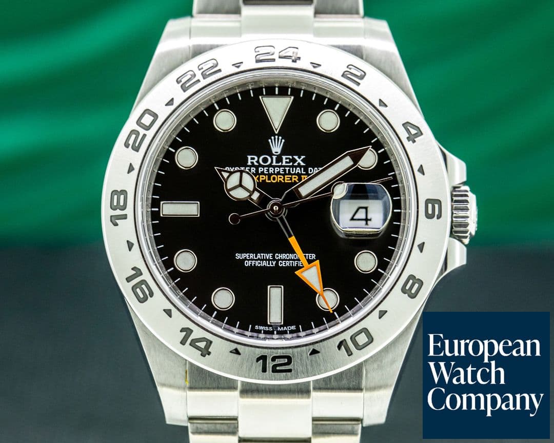 Image of Rolex Explorer II Black Dial SS / SS 