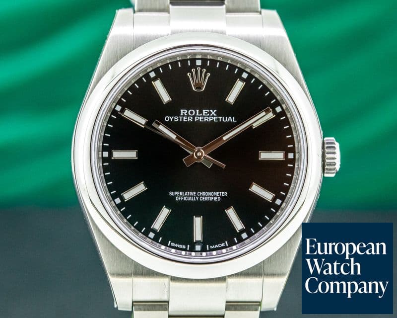 Image of Rolex Oyster Perpetual 114300 SS Black Stick Dial 