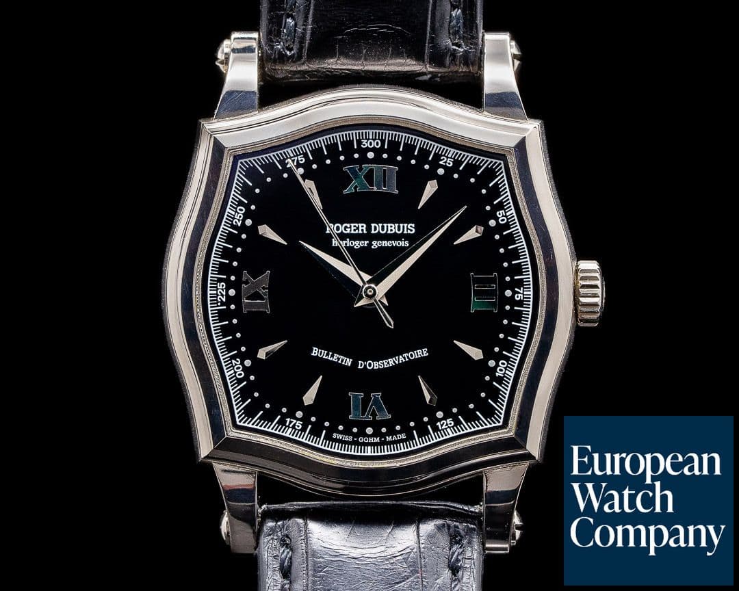Image of Roger Dubuis Sympathie S37 18K White Gold Black Dial NICE FULL SET