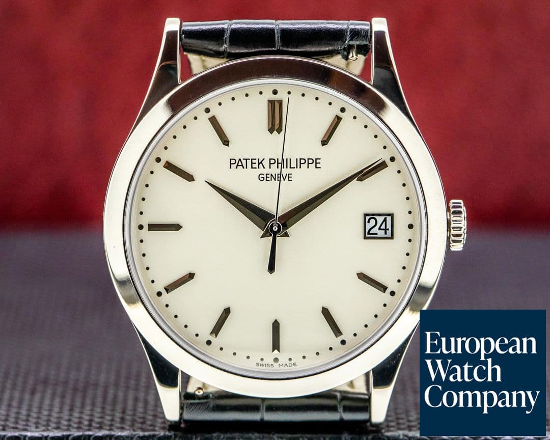Image of Patek Philippe Calatrava 18K White Gold Silver Dial 