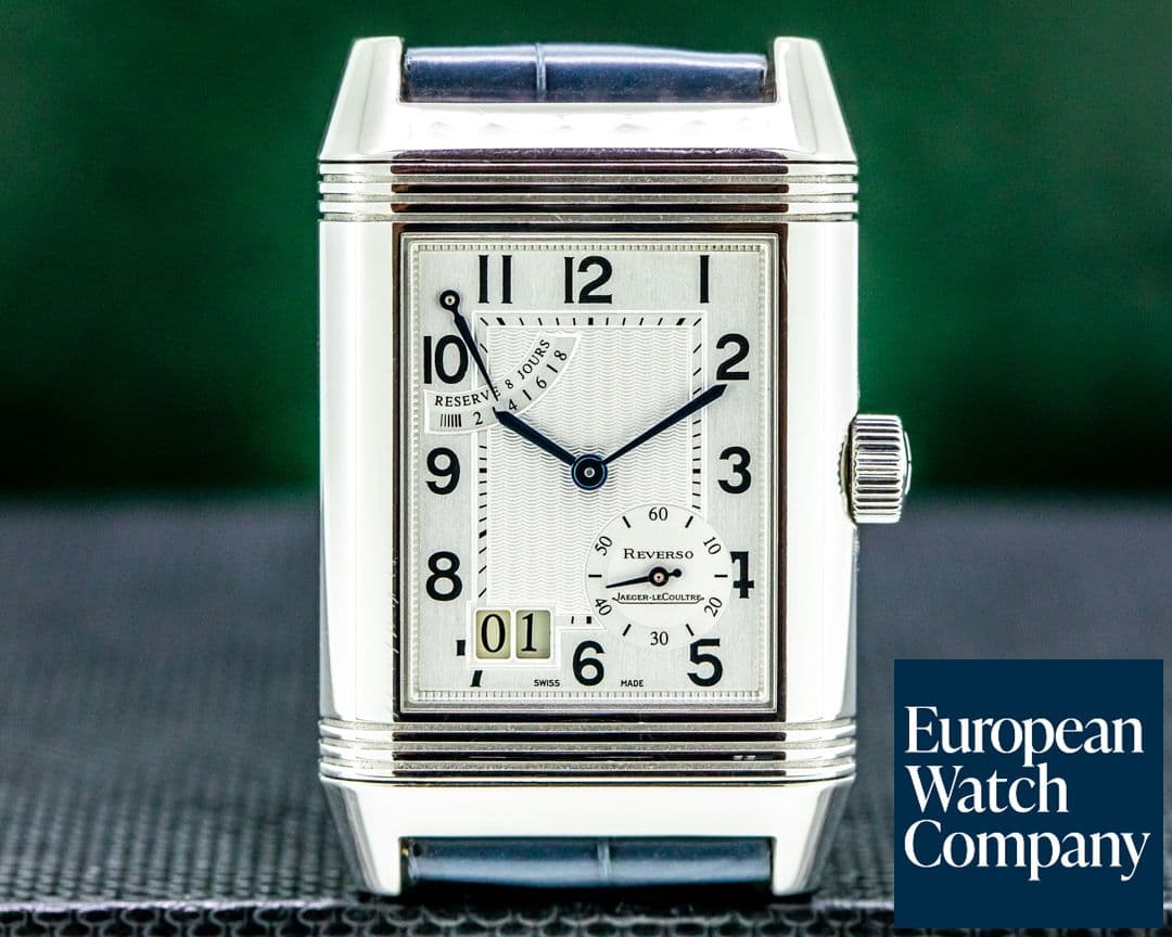 Image of Jaeger-LeCoultre Grande Date Reverso SS / Alligator 
