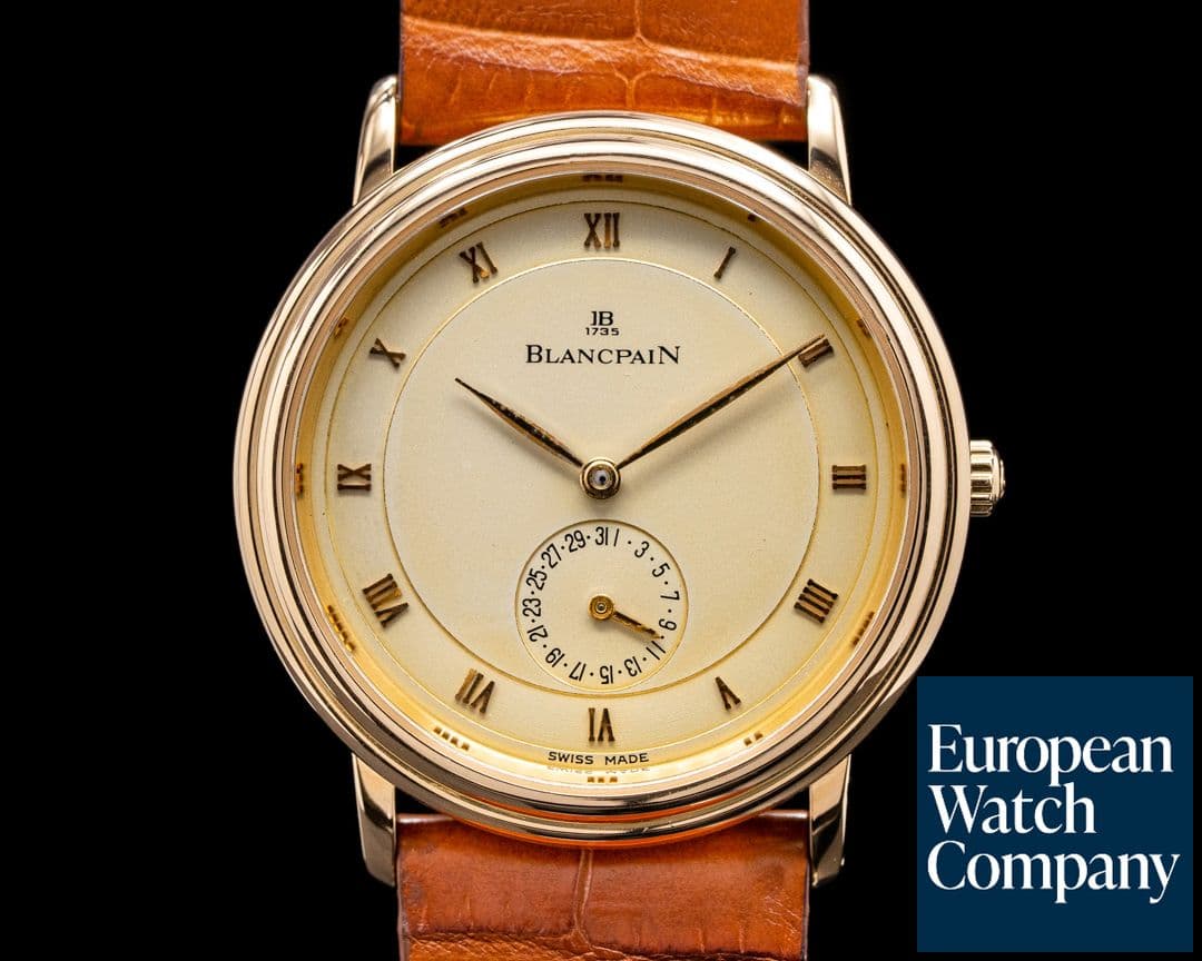 Image of Blancpain Ultra Slim 18k Yellow Gold