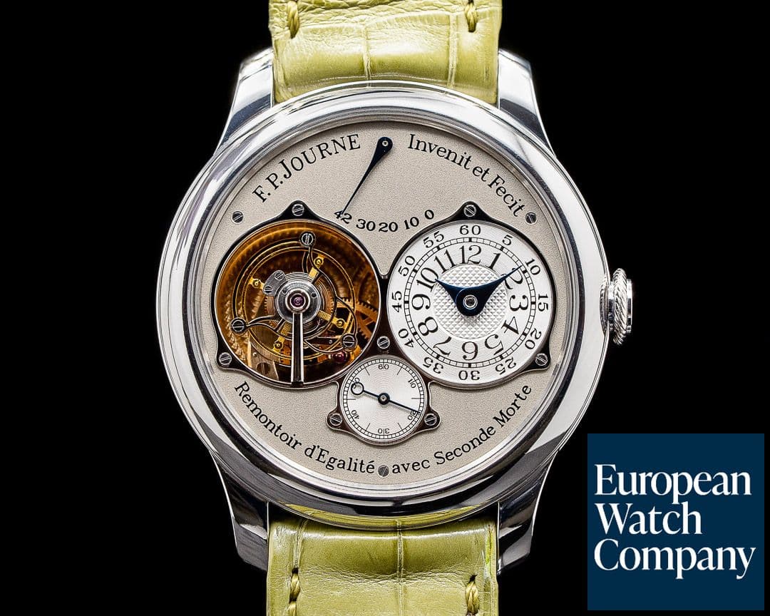Image of F. P. Journe Tourbillon Souverain Remontoir "Dead Beat Seconds" Platinum 40MM 