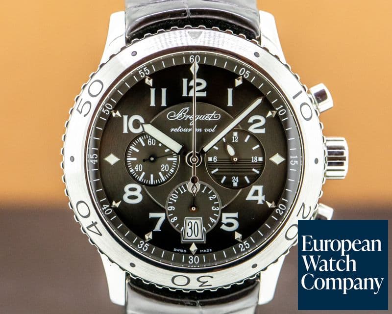 Image of Breguet Type XXI Flyback SS / Alligator 




