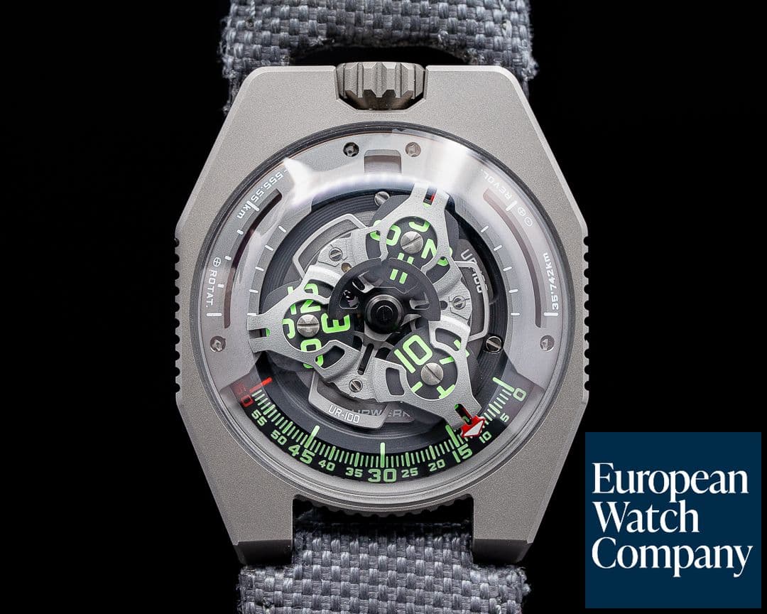Image of URWERK UR-100 SpaceTime Gunmetal LIMITED TO 25 PIECES