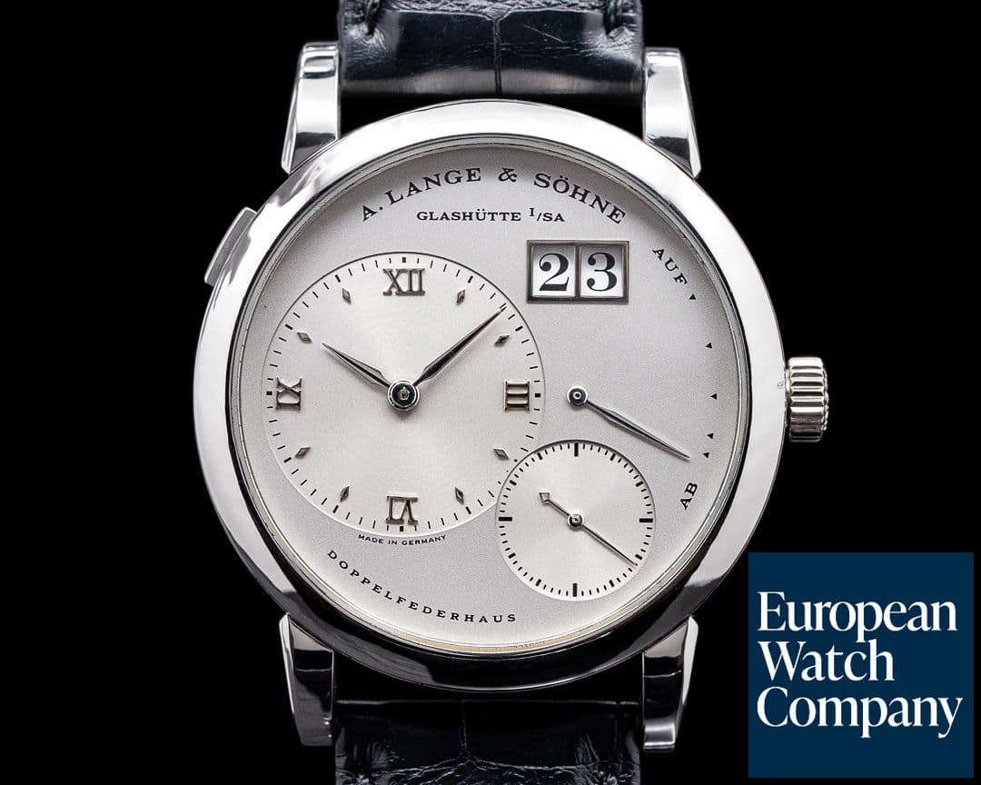 Image of A. Lange and Sohne Lange 1 101.025 Platinum "STEALTH" Silver Dial