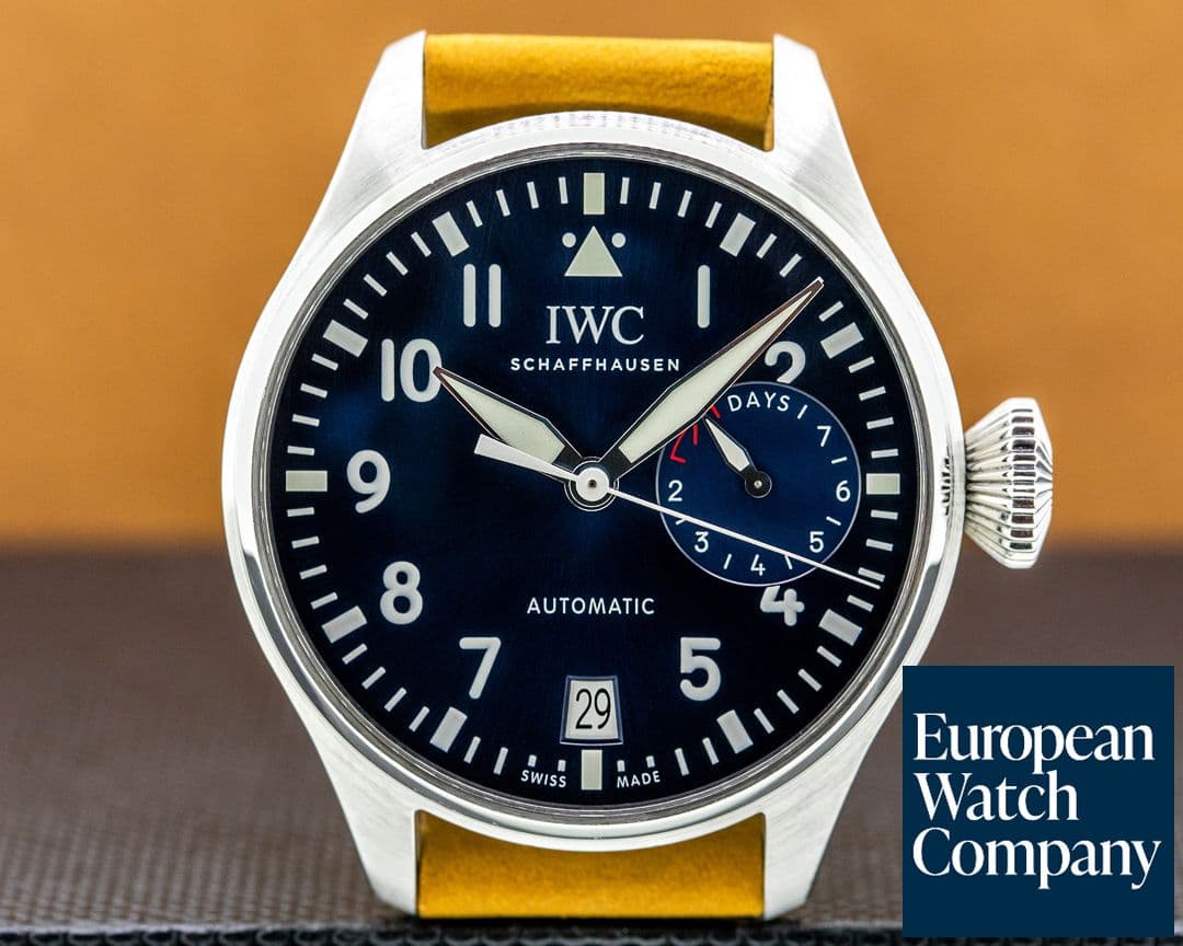 Image of IWC Big Pilot "LE PETIT PRINCE" Blue Dial 