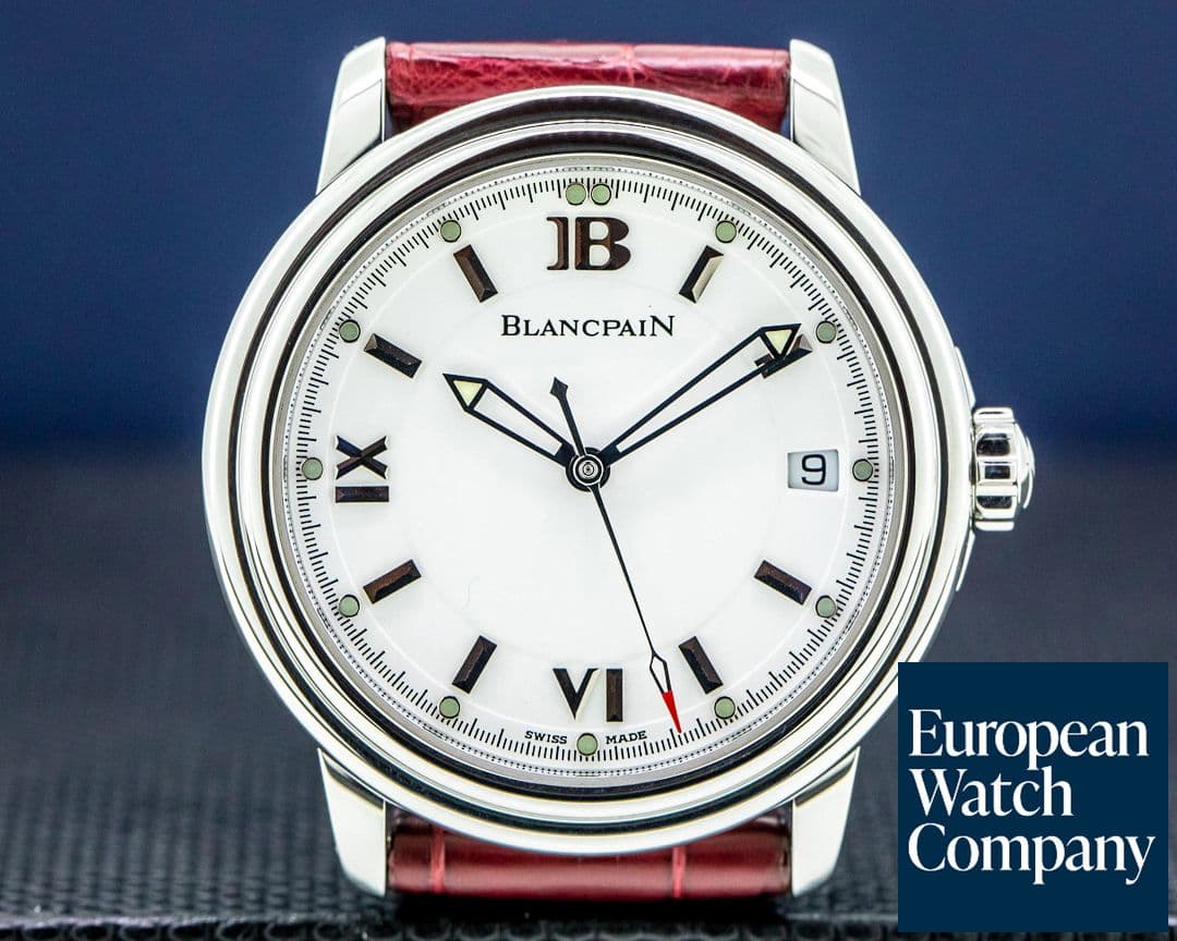 Image of Blancpain Leman SS White Dial