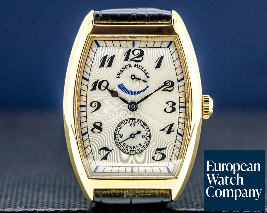 Image of Franck Muller Cintree Curvex Casablanca 18K Rose Gold Silver Dial

